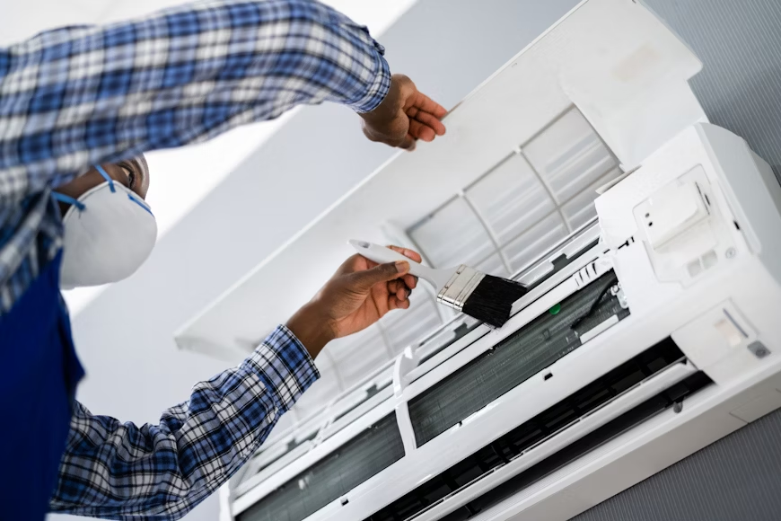 AC smells at startup